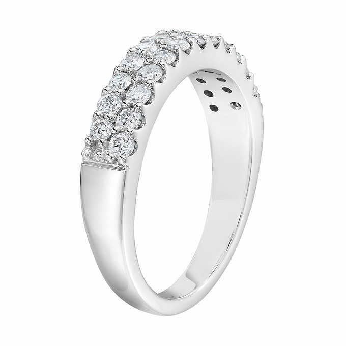 Round Brilliant 0.44 ctw VS2 Clarity, I Color Diamond 14kt White Gold Ring