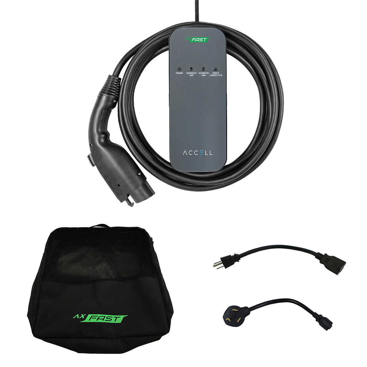 AxFAST Level 2 Portable Electric Vehicle Charger Baazing